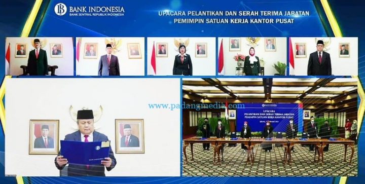 Gubernur BI Lantik Lima Pimpinan Satker Kantor Pusat