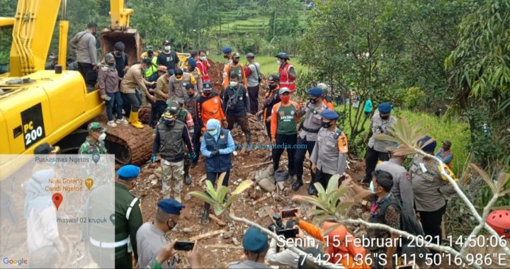 Pascalongsor Nganjuk, 10 Orang Masih Dalam Pencarian