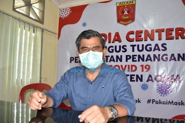 Pasien Covid-19 di Kabupaten Agam Bertambah 62 Orang