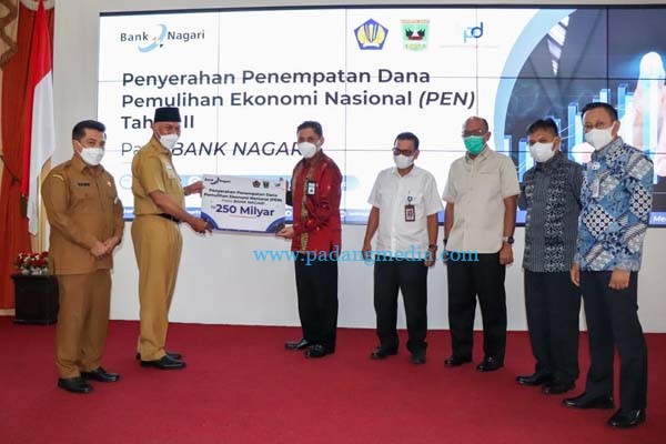 Bank Nagari Peroleh Penempatan Dana Pemulihan Ekonomi Nasional Tahap II