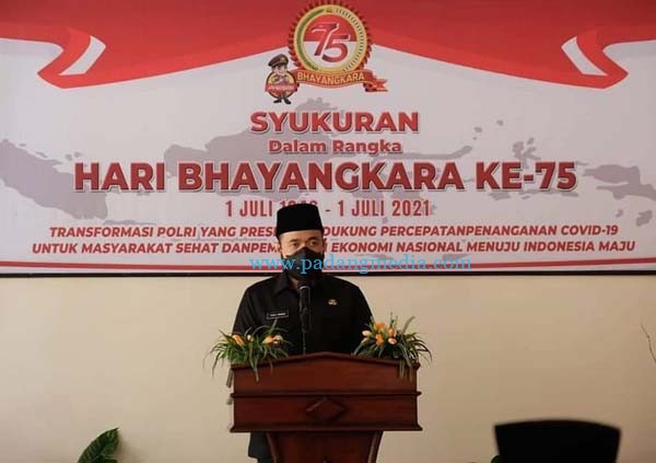 Walikota Fadly Amran Apresiasi Polres Padangpanjang dalam Penanganan Covid-19