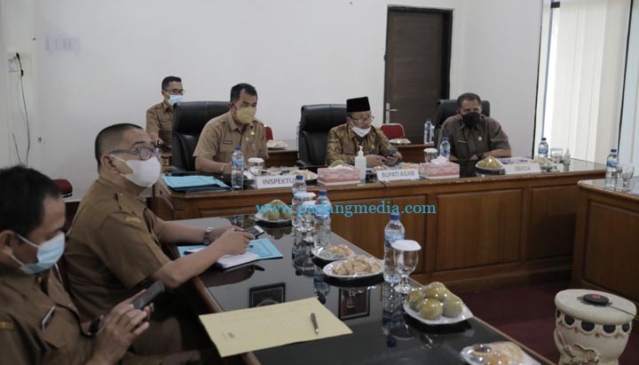 Pemkab Agam Ikuti Live Streaming Launching Pengelolaan Bersama MCP