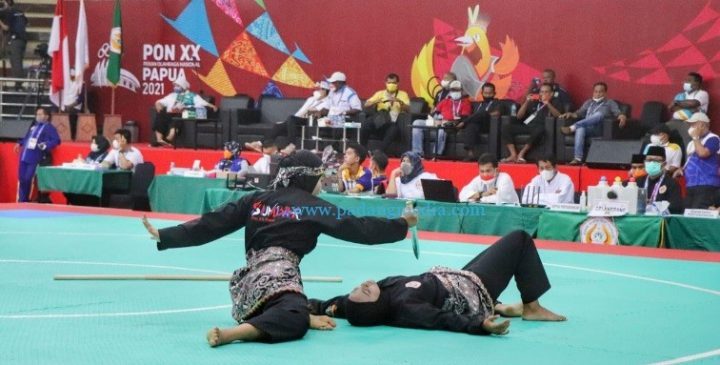 PON XX Papua: Dua Pesilat Sumbar Gagal di Seni Ganda Putri