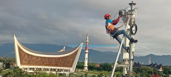 Tingkatkan Ekonomi Digital XL Axiata Perkuat Jaringan di Sumatera Barat