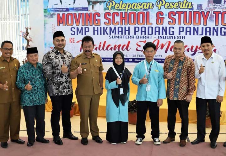 Wawako Padangpanjang Apresiasi Program Moving School ke Luar Negeri SMP Hikmah