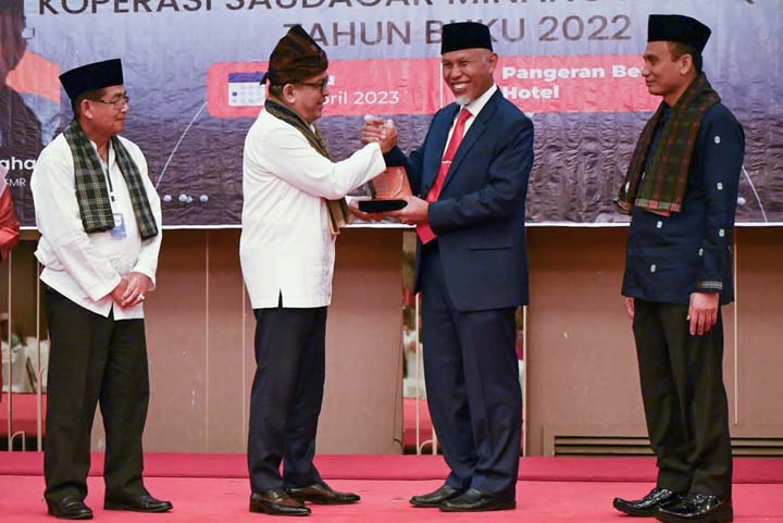 Gubernur Sumbar Berharap Koperasi Saudagar Minang Raya Perkuat Ekosistem Koperasi UMKM Sumbar.