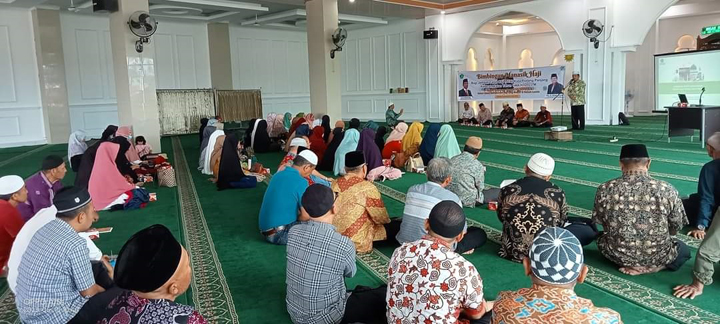 Calon Jemaah Haji Kota Padangpanjang Ikuti Bimsik Dari Kanwil Kemenag Sumbar