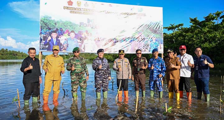 Untuk Lingkungan yang Lebih Baik, TNI Tanam Mangrove Serentak Seluruh Indonesia,
