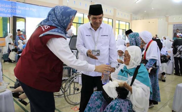 Jemaaah sampai di asrama