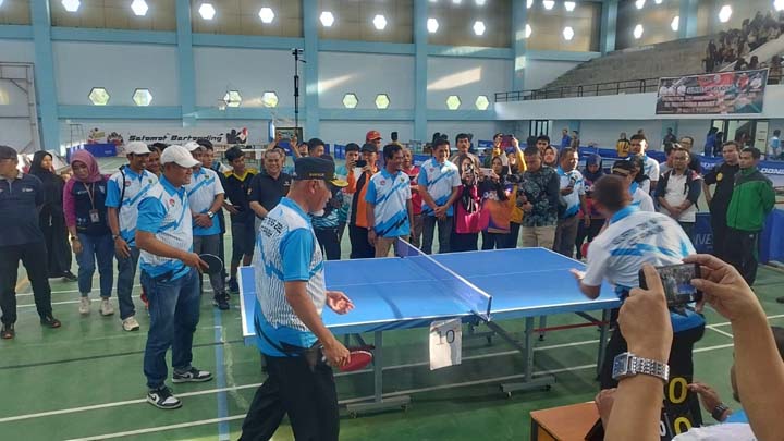 Pj Walikota Payakumbuh Buka Kejurprov Tenis Meja 2023