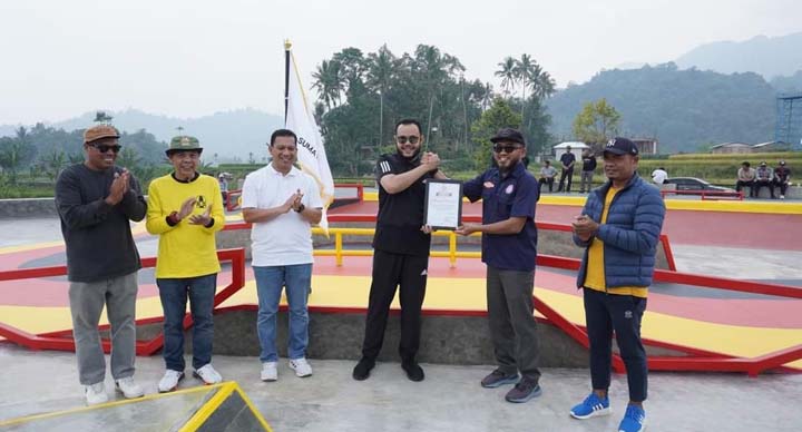 Menjadi Salah Satu Terbaik Di Indonesia, Skatepark SC Padangpanjang Rampung Dibangun