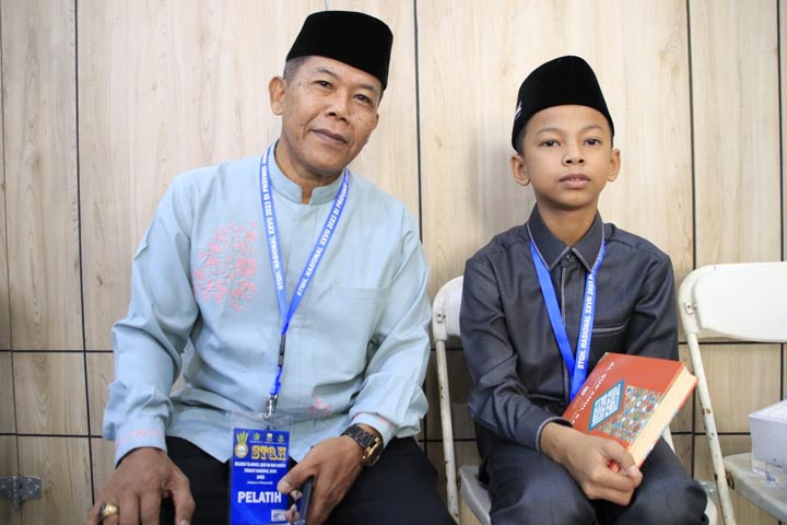 Kafilah Sumbar Unggul Sementara di Cabang Tilawah Anak-anak STQHN