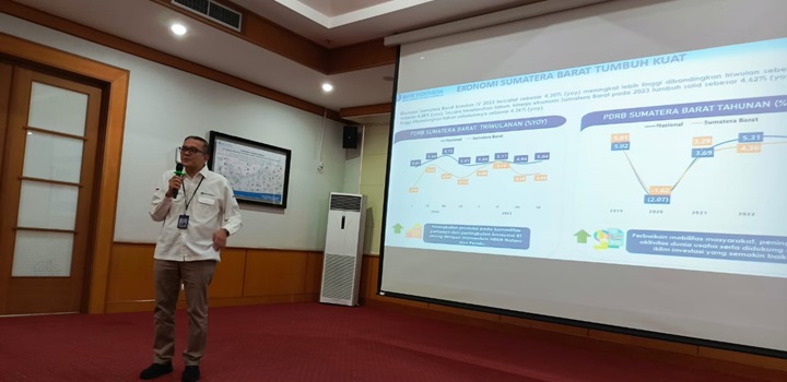 Infokom Beri Andil 0,67 Persen Pertumbuhan Ekonomi Sumbar Triwulan IV Tahun 2023