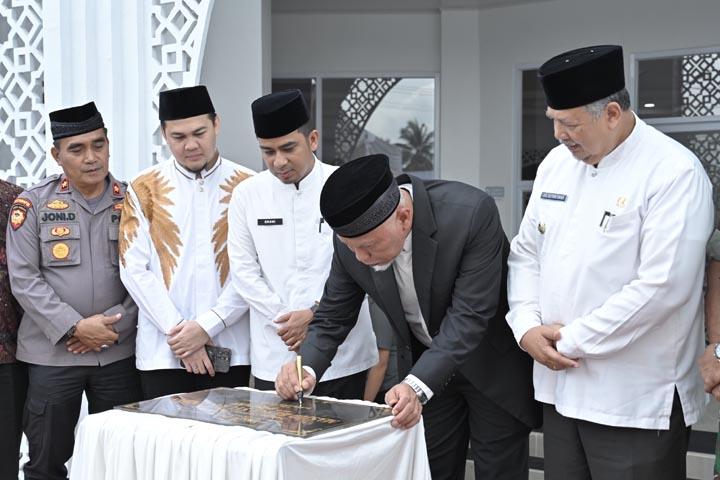Bangunan Baru Masjid Besar Syura Pandan Solok Diresmikan
