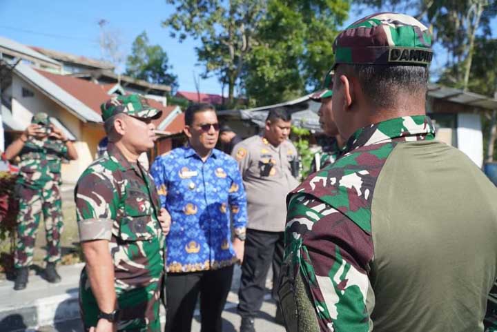 Lokasi Terdampak Banjir Bandang Padang Panjang Dikunjungi Danrem 032/WBR