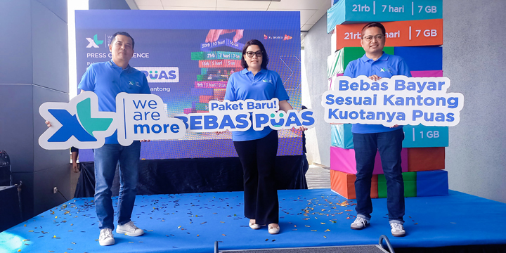XL Axiata Luncurkan Paket Baru “Bebas Puas” Bebas Pilih Paket Sesuai Isi Kantong dan Kebutuhan