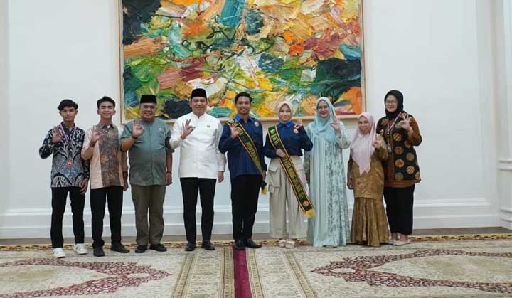 Wakili Padang Panjang Ke Tingkat Provinsi, Duta GenRe Audiensi Dengan Pj Walikota