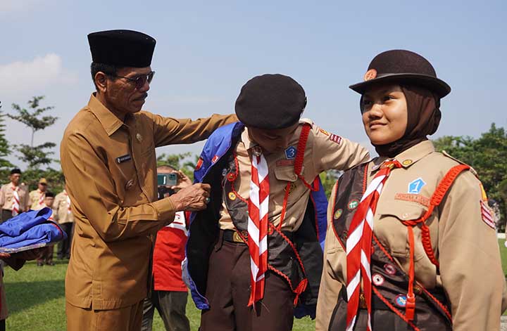 Dilepas Bupati, Kontingen Lima Puluh Kota Ikuti Jambore Daerah Pramuka