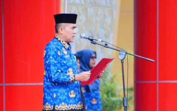 Peringatan Hari Kesaktian Pancasila  2024 di Kab. Dharmasraya  Berlangsung Khidmat