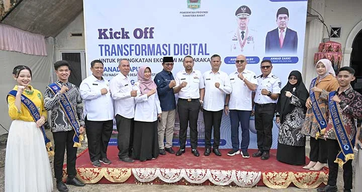 Kick Off Transformasi Digital, Plt Gubernur Audy Joinaldy Ajak Seluruh Pihak Percepat Digitalisasi Nagari di Sumbar