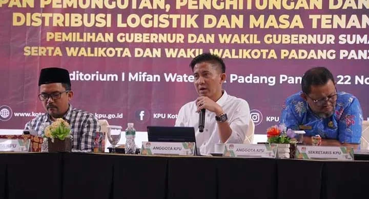 Matangkan Persiapan Pilkada, KPU Kota Padang Panjang Gelar Rakor
