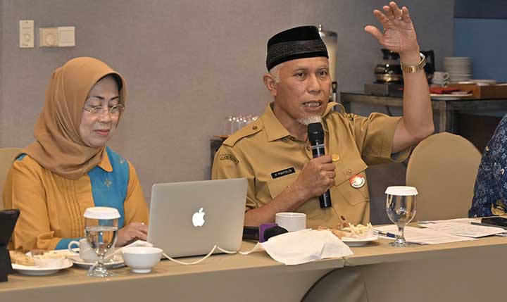  IKP Sumbar Rendah, Gubernur  Segerakan Evaluasi dan Pastikan Pemprov Tetap Usung Semangat Keterbukaan