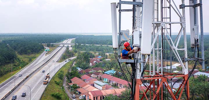 Bts xl axiata tol trans sumatera binjai, sumatera utara