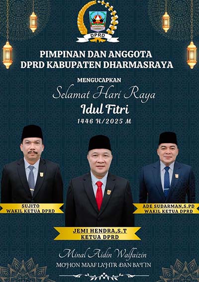 Ketua ucapkan selamat idul fitri