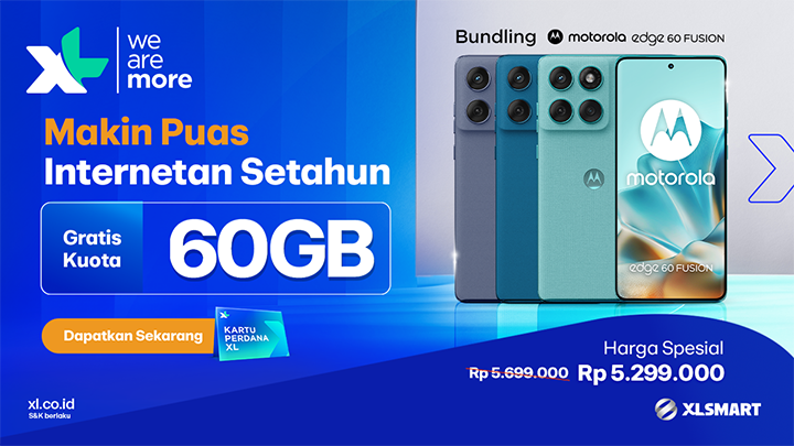 Tingkatkan Penetrasi eSIM & Kenyamanan Pelanggan XLSMART Luncurkan Bundling Hingga 120GB untuk Dua Smartphone