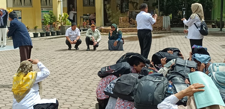 Tsunami drill