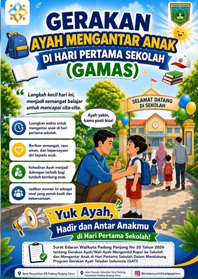 Ayah antar anak